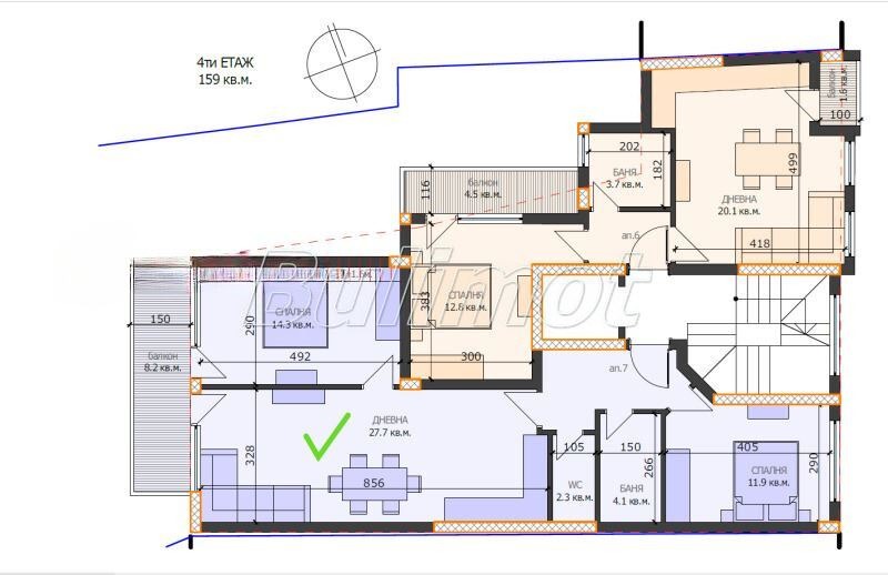 Продава  3-стаен град Варна , Аспарухово , 100 кв.м | 27353820 - изображение [11]