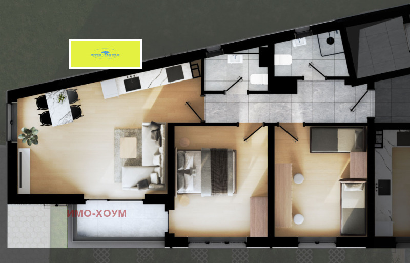 En venta  2 dormitorios Sofia , Druzhba 2 , 100 metros cuadrados | 48829031 - imagen [2]