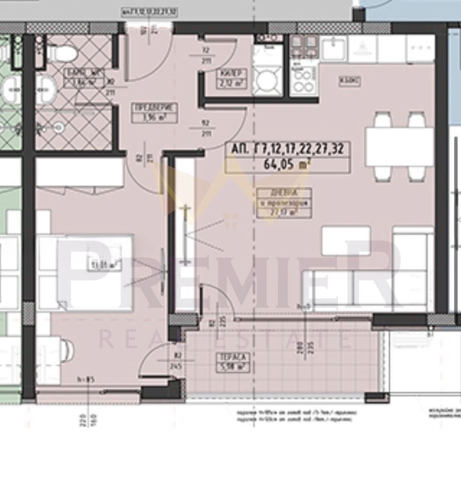 Продава 2-СТАЕН, гр. Пловдив, Христо Смирненски, снимка 12 - Апартаменти - 54135602