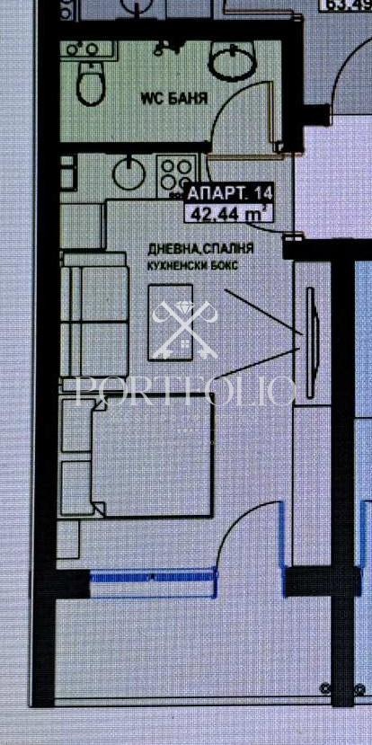 Продава  1-стаен град Бургас , Братя Миладинови , 43 кв.м | 27654776 - изображение [3]