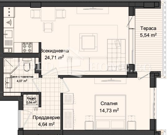 Продава 2-СТАЕН, гр. Пловдив, Гагарин, снимка 4 - Aпартаменти - 49430807