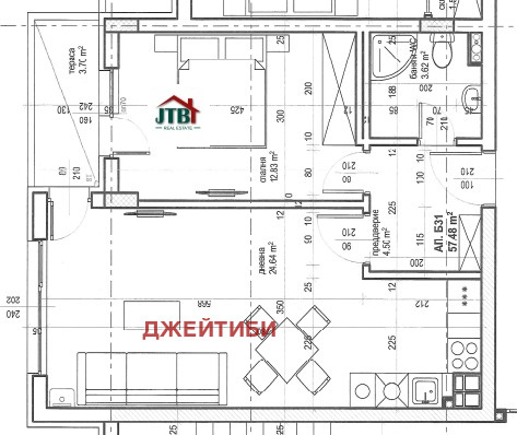 Продава 2-СТАЕН, гр. София, Малинова долина, снимка 7 - Апартаменти - 53972154