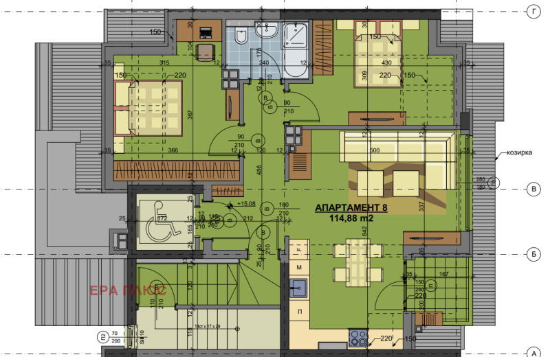 For Sale  2 bedroom Sofia , Tsentar , 93 sq.m | 43730481