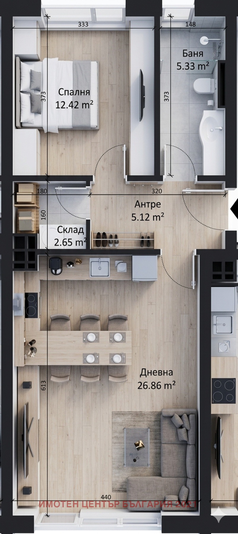 Продава 2-СТАЕН, гр. София, Витоша, снимка 3 - Апартаменти - 54042271