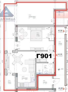 1 dormitorio Shirok tsentar, Pleven 3