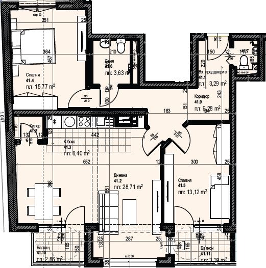 Na sprzedaż  2 sypialnie Plowdiw , Karszijaka , 104 mkw | 89540827 - obraz [6]