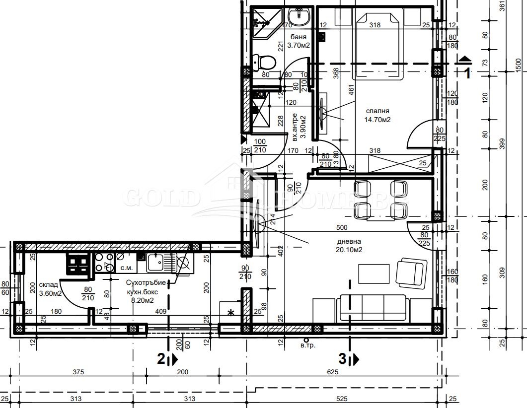 Продава 2-СТАЕН, гр. Пловдив, Прослав, снимка 8 - Апартаменти - 54759829