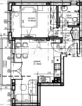 Продава  2-стаен град Пловдив , Прослав , 56 кв.м | 38657945 - изображение [5]