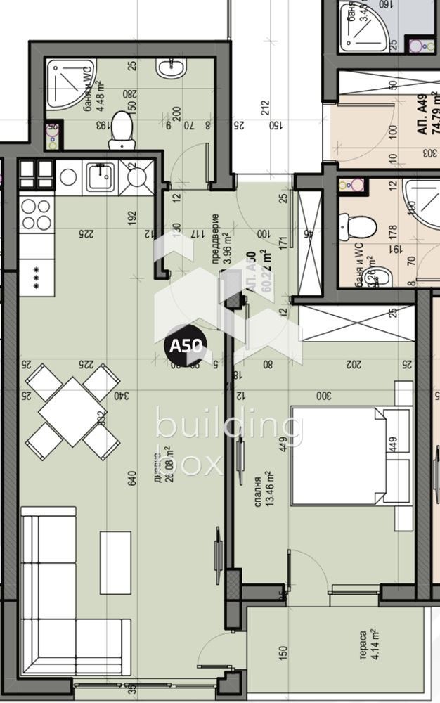 Продава 2-СТАЕН, гр. София, Люлин 5, снимка 6 - Апартаменти - 55976224