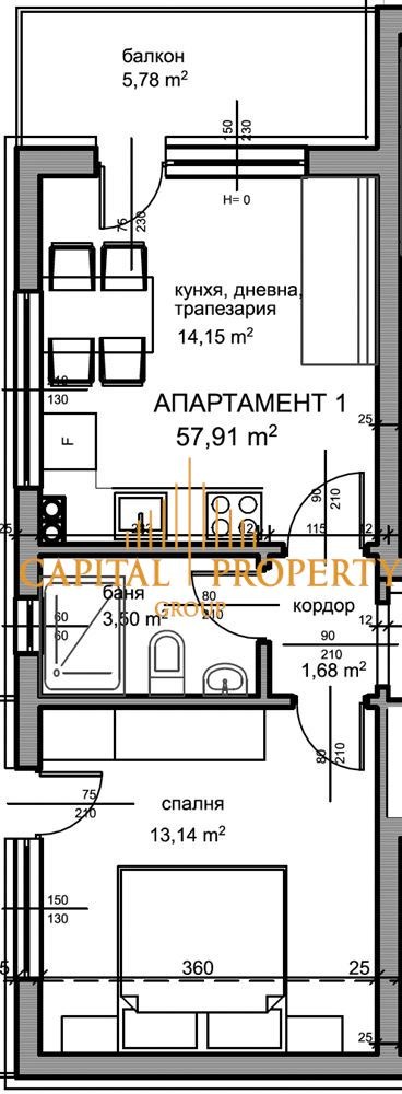 Продава 3-СТАЕН, с. Кранево, област Добрич, снимка 3 - Апартаменти - 53159996