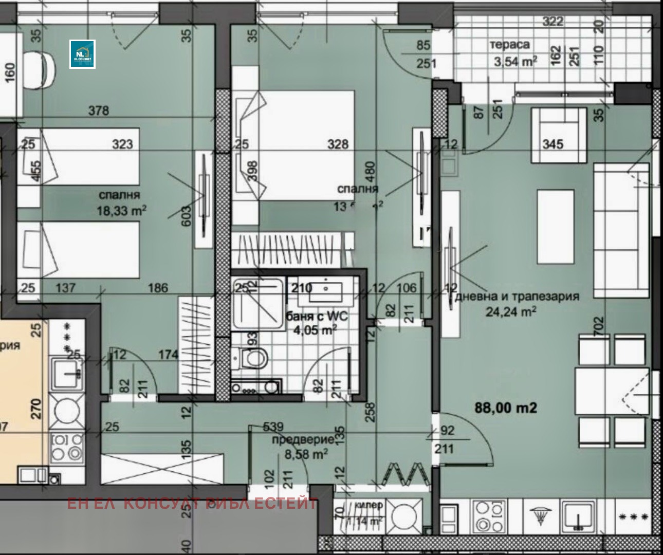Продава 3-СТАЕН, гр. Пловдив, Тракия, снимка 17 - Апартаменти - 54034534