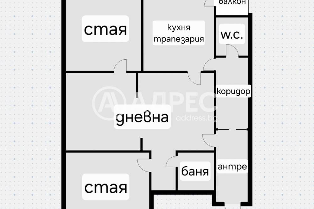 Продава 3-СТАЕН, гр. София, Докторски паметник, снимка 4 - Апартаменти - 55478838