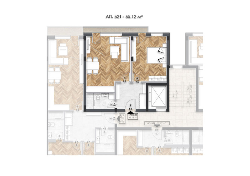 Продава 2-СТАЕН в град София, Люлин 6 - 77 кв.м / 135 000 € » 264 037.05 лв., НЮ ЛАЙФ ПРОПЪРТИС ЕООД