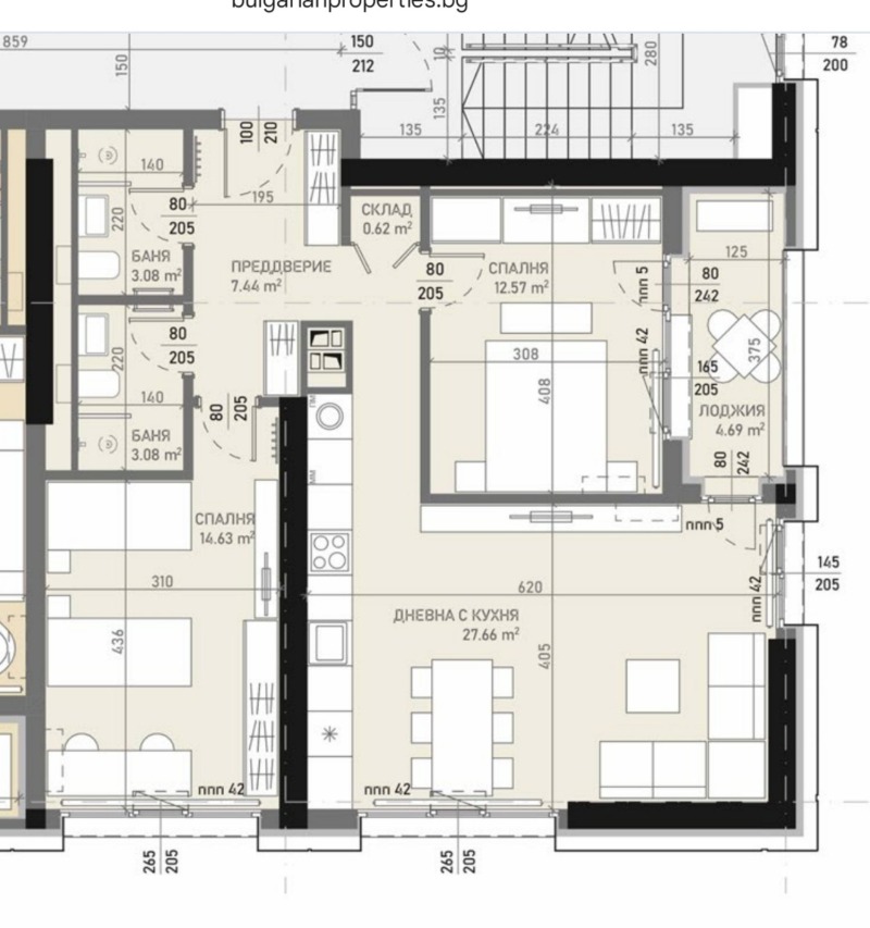 Продава 3-СТАЕН, гр. София, Банишора, снимка 2 - Апартаменти - 52707810