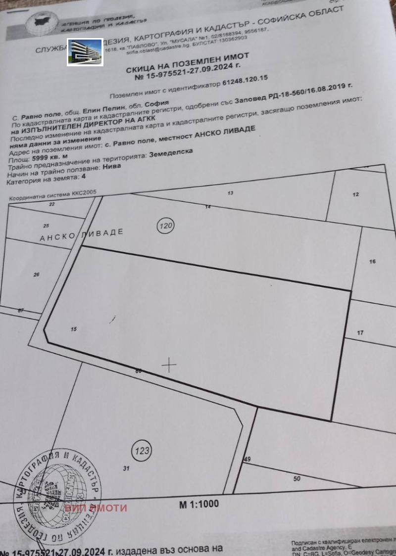 Zu verkaufen  Handlung region Sofia , Rawno pole , 5999 qm | 87955483