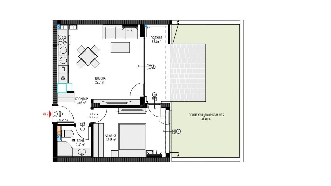 Продава 2-СТАЕН, гр. София, Славия