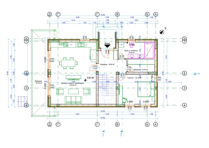 Продава КЪЩА, гр. Костинброд, област София област, снимка 3 - Къщи - 51648406