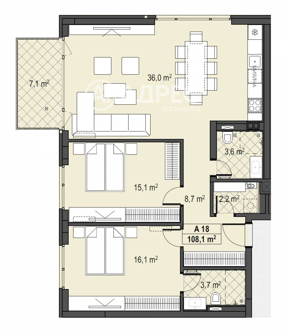 Продава 3-СТАЕН, гр. София, Бояна, снимка 4 - Апартаменти - 54143474
