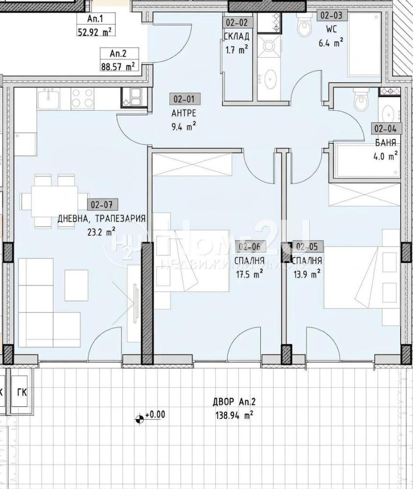 Продава 3-СТАЕН, гр. София, Малинова долина, снимка 8 - Апартаменти - 55047423