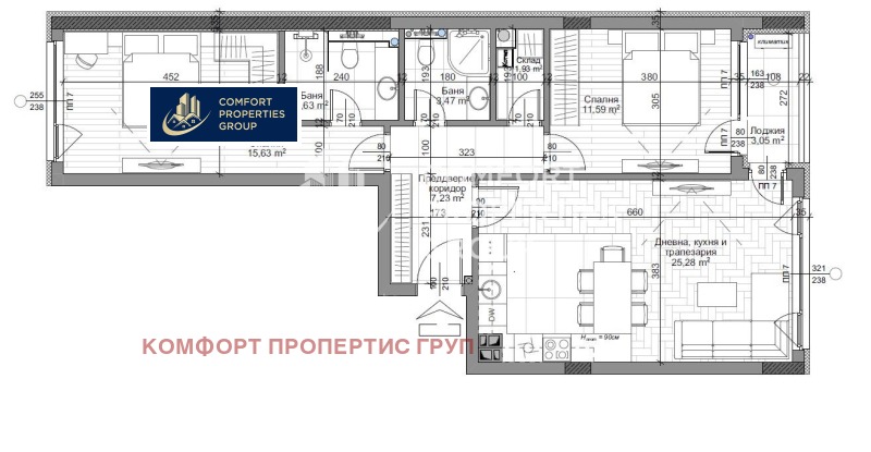 Продается  2 спальни София , Младост 4 , 100 кв.м | 39456278 - изображение [4]