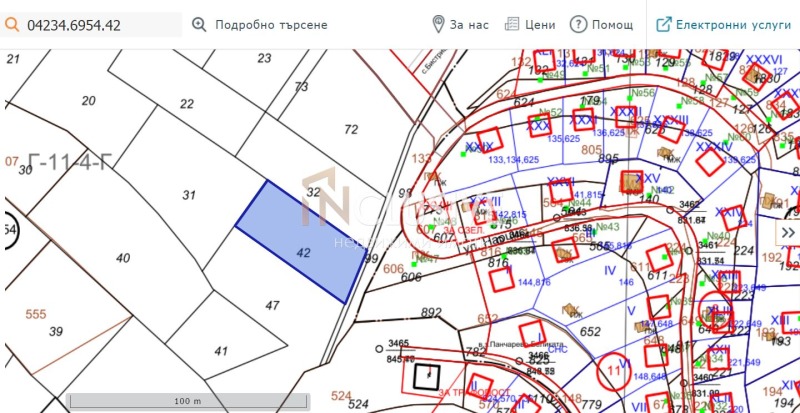 Продава ПАРЦЕЛ, с. Бистрица, област София-град, снимка 1 - Парцели - 49048125