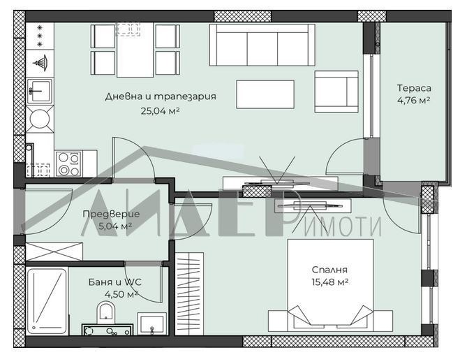 Продава 2-СТАЕН, гр. Пловдив, Христо Смирненски, снимка 7 - Апартаменти - 52087947