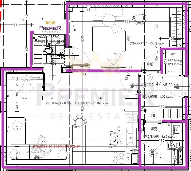 Продава 2-СТАЕН, гр. Варна, Изгрев, снимка 8 - Апартаменти - 56488162
