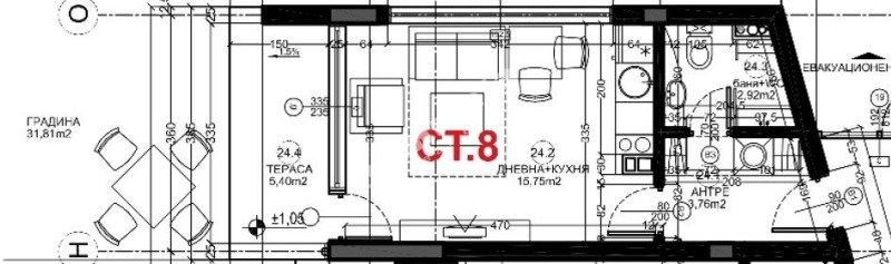 Продава 1-СТАЕН, с. Лозенец, област Бургас, снимка 1 - Aпартаменти - 48992773