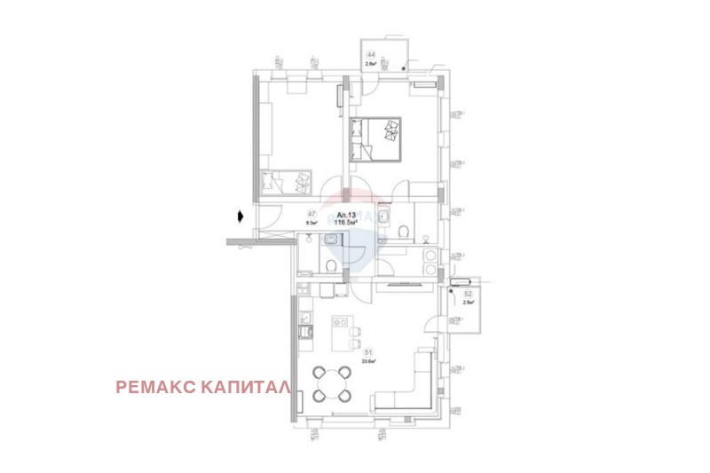 Продава  3-стаен град София , Красно село , 154 кв.м | 84558509 - изображение [9]