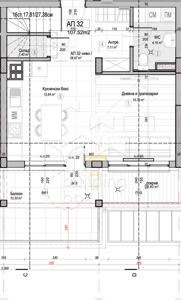Продава МЕЗОНЕТ, гр. София, Слатина, снимка 5 - Апартаменти - 52753090