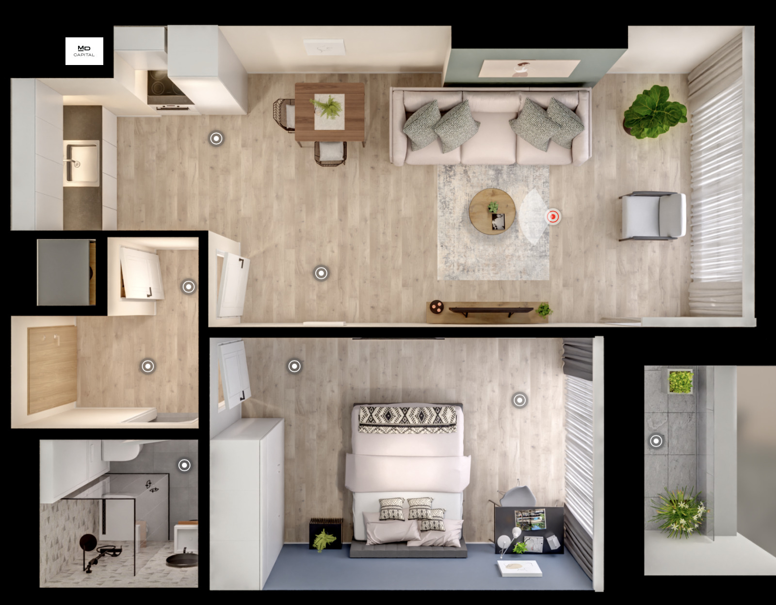 Продава 2-СТАЕН, гр. София, Дружба 2, снимка 3 - Апартаменти - 55309795