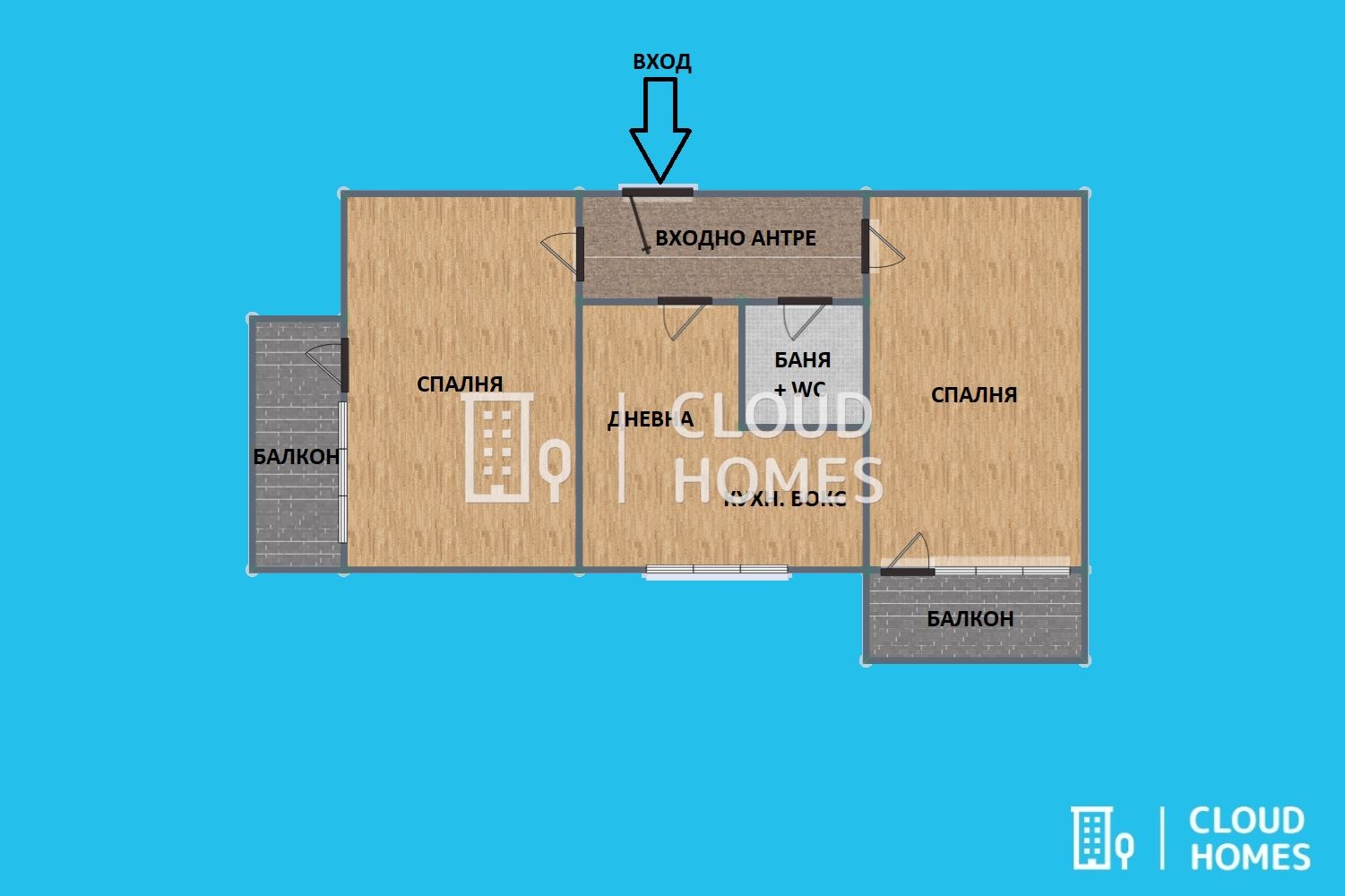 Продава 3-СТАЕН, гр. София, Хиподрума, снимка 2 - Апартаменти - 54290094