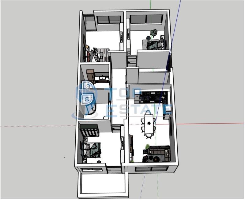 Продава 4-СТАЕН в град Велико Търново, Бузлуджа - 135 кв.м / 168 500 € » 329 557.36 лв., ТОП ЕСТЕЙТ