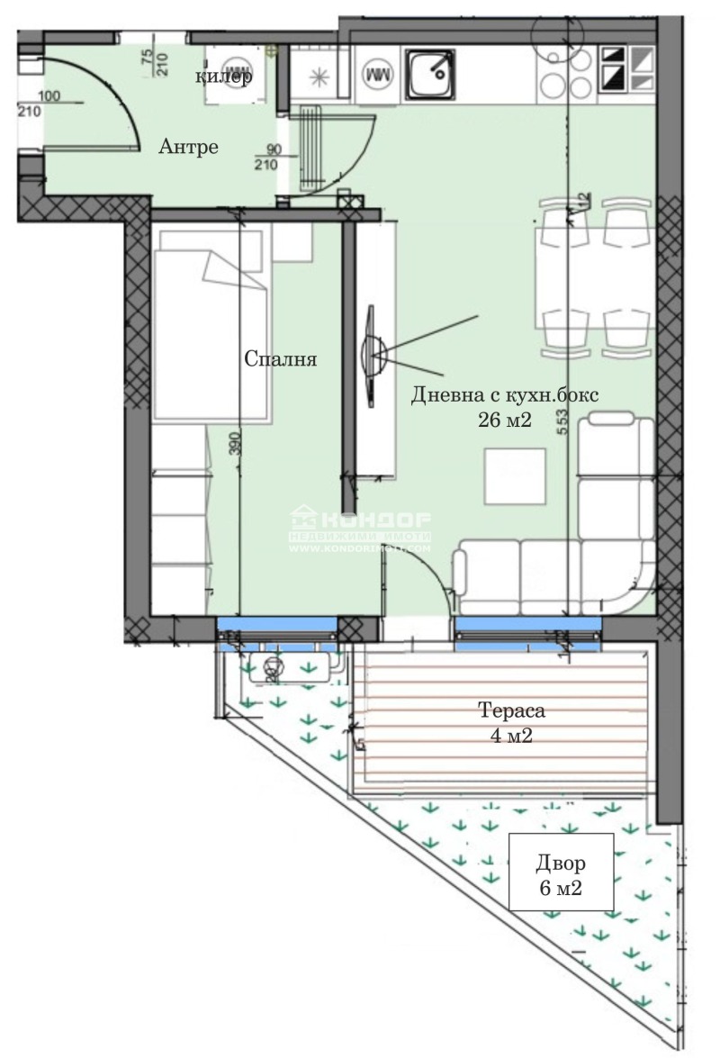 Продава 2-СТАЕН, гр. Пловдив, Кършияка, снимка 3 - Aпартаменти - 47035855