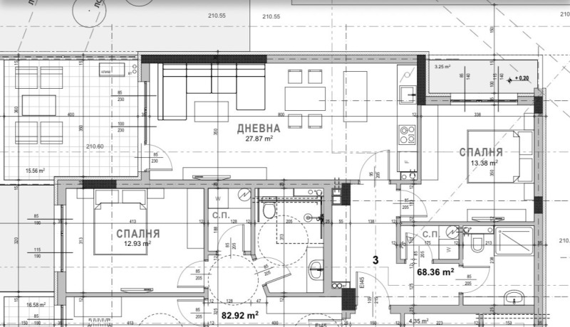 Продава 2-СТАЕН, гр. Стара Загора, Самара 3, снимка 2 - Апартаменти - 53152597