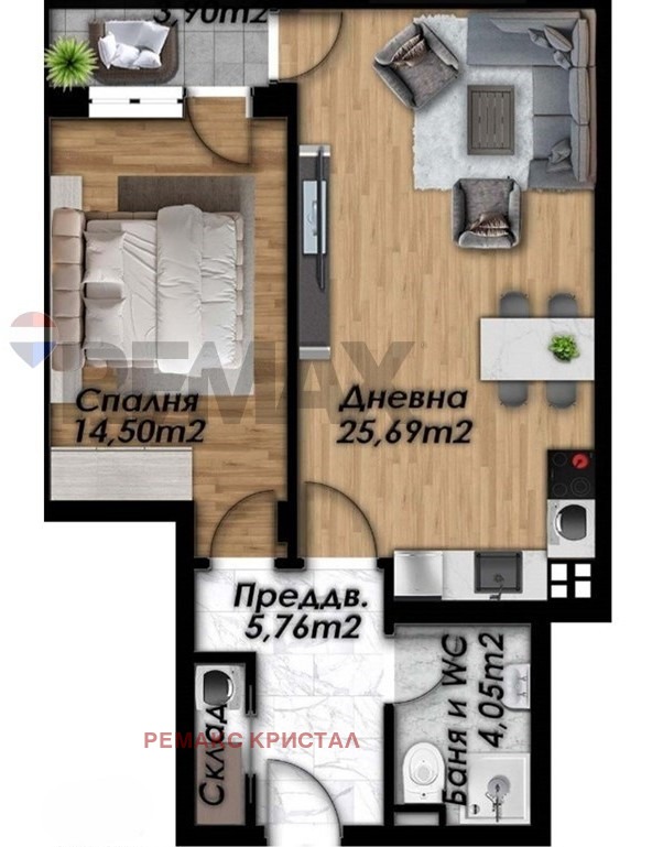 Продава 2-СТАЕН, гр. Пловдив, Беломорски