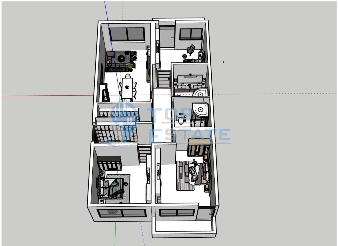 Продава 4-СТАЕН, гр. Велико Търново, Бузлуджа, снимка 2 - Апартаменти - 47702262