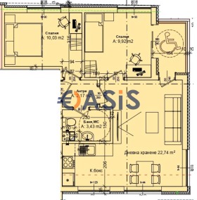 2 bedroom Tsentar, Burgas 2