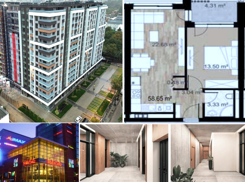 Продава 2-СТАЕН в град София, Център - 71 кв.м / 166 500 € » 325 645.70 лв., ГЛОБАЛ КОНСУЛТ