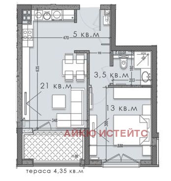 Продава  2-стаен град София , Кръстова вада , 68 кв.м | 75033024 - изображение [5]