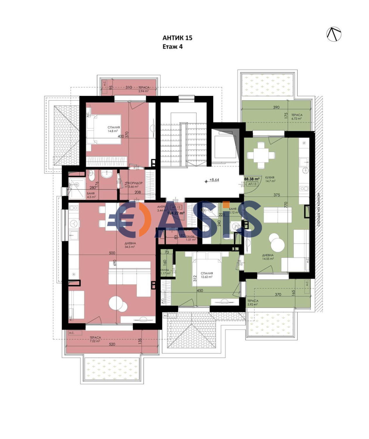 Продава 2-СТАЕН, гр. Созопол, област Бургас, снимка 13 - Апартаменти - 54048128
