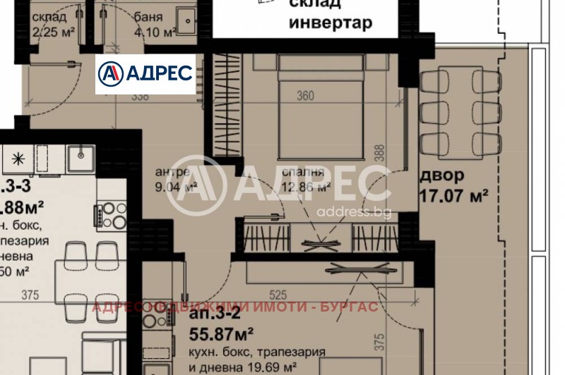 Til salgs  1 soverom Burgas , Izgrev , 66 kvm | 64951925