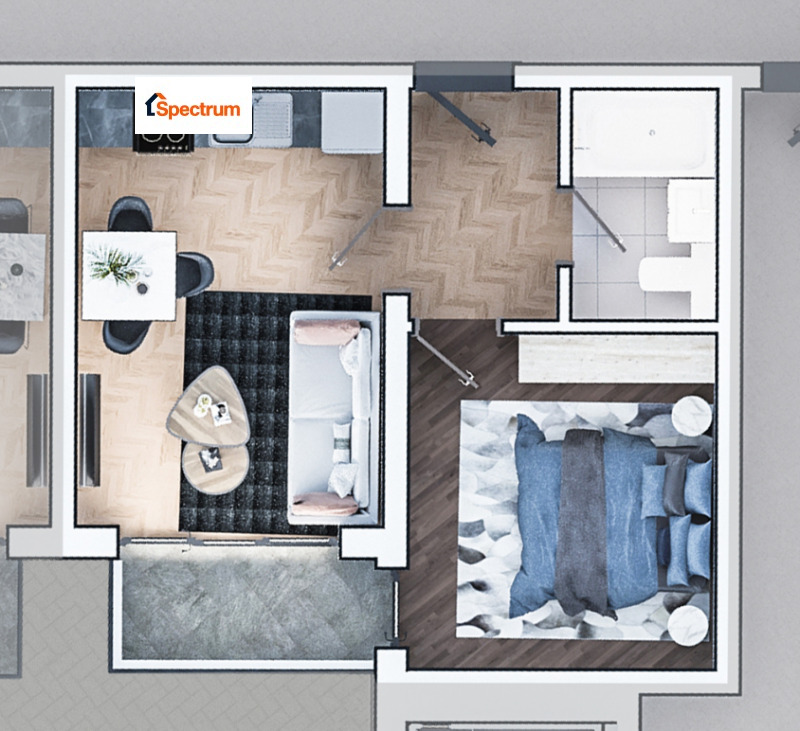 Продава  2-стаен град София , Зона Б-19 , 57 кв.м | 11769090 - изображение [2]