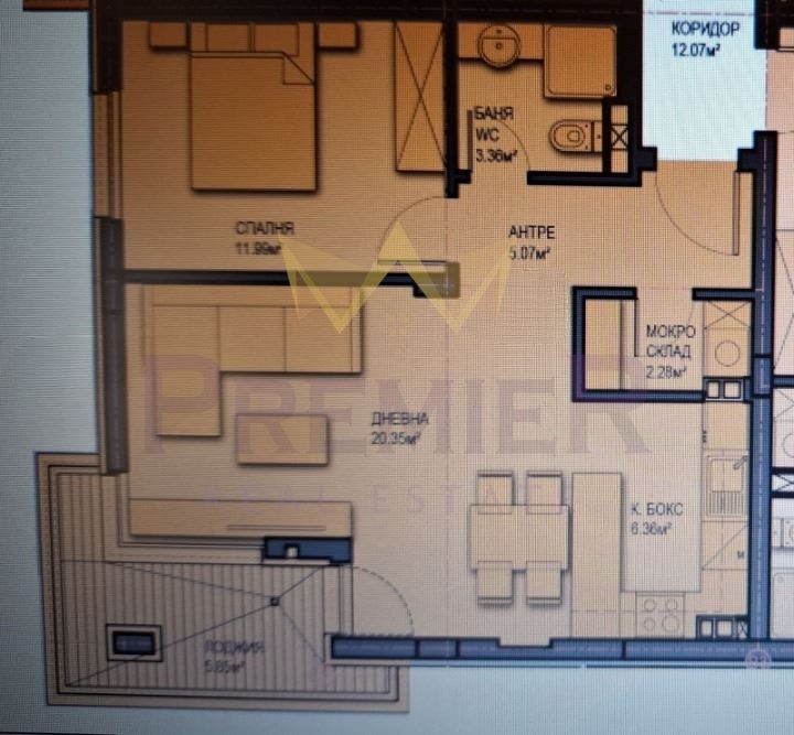 Na sprzedaż  1 sypialnia Sofia , Mladost 4 , 82 mkw | 29732438 - obraz [5]