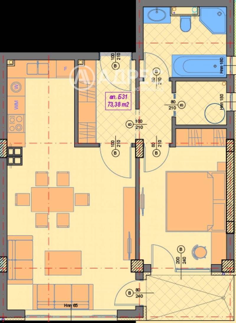 Продава 2-СТАЕН, гр. София, Манастирски ливади, снимка 1 - Апартаменти - 53028624