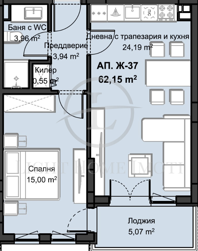 For Sale  1 bedroom Plovdiv , Hristo Smirnenski , 79 sq.m | 51580153 - image [4]