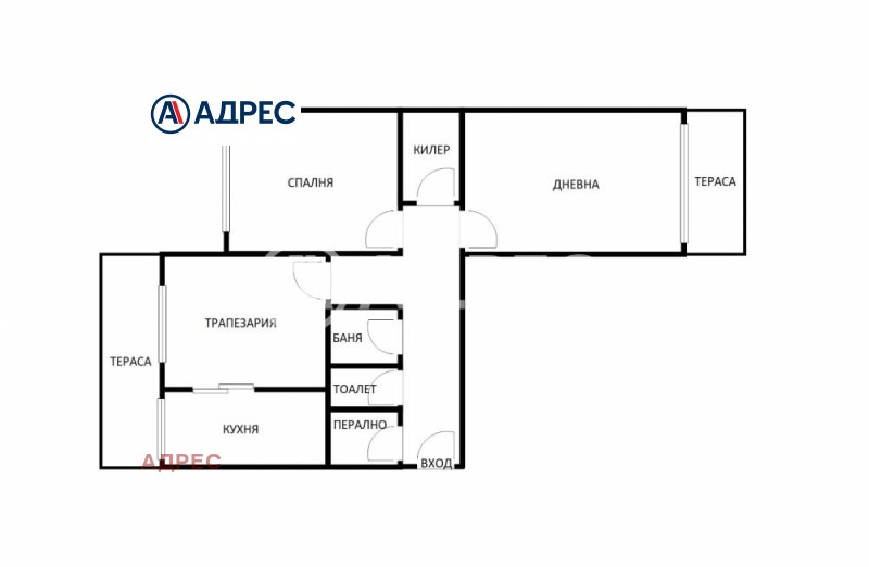 Na prodej  2 ložnice Varna , Levski 1 , 79 m2 | 11084891 - obraz [4]