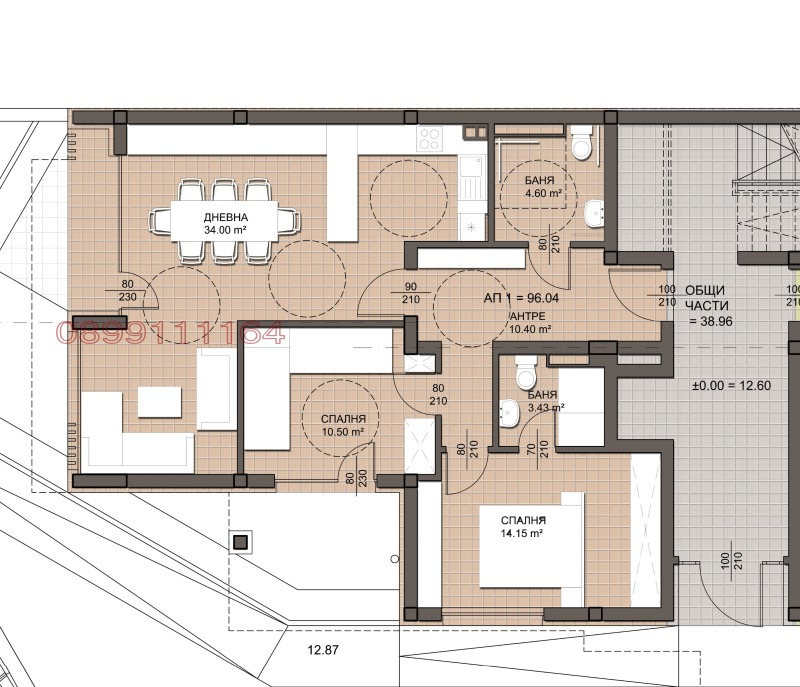 Продава 3-СТАЕН, с. Лозенец, област Бургас, снимка 6 - Aпартаменти - 48285243