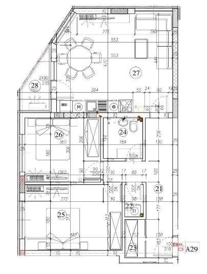 Продаја  2 спаваће собе Варна , Владислав Варненчик 1 , 94 м2 | 23167151 - слика [3]