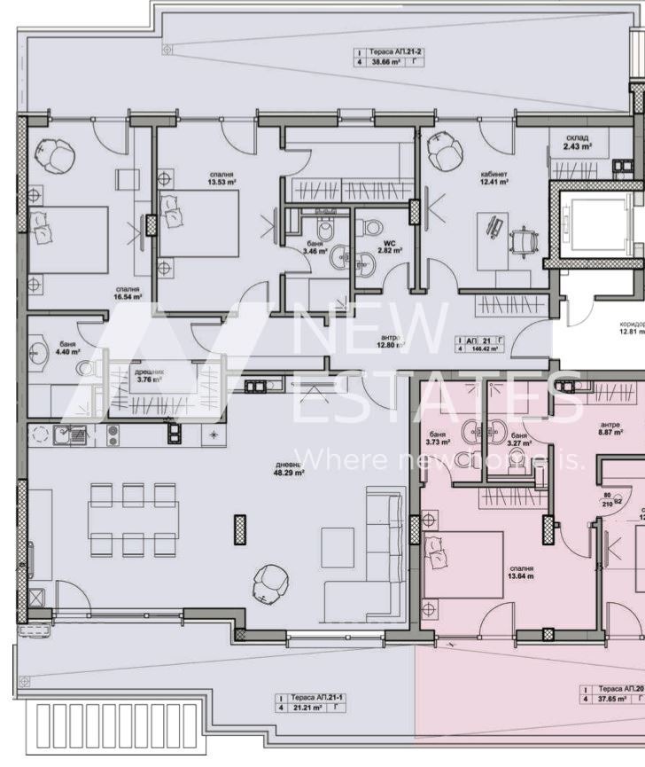 Продава 4-СТАЕН, гр. София, Кръстова вада, снимка 2 - Aпартаменти - 48876180